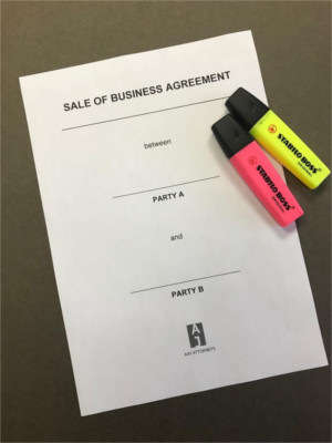 sale of business agreement